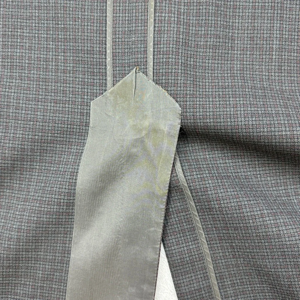 Hickey Freeman Blazer Mens 42R Grey Check 3-Button Sport Coat Wool Jacket